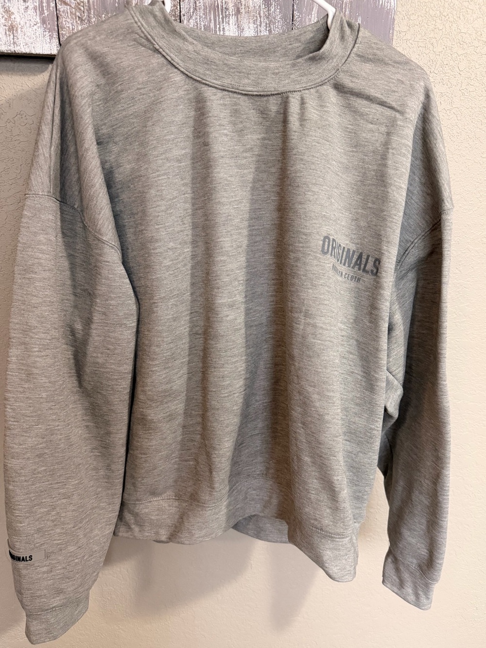 Men's Heather Grey Crewneck Sweatshirt